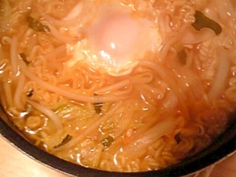 日本人向き？辛さ控えめ韓国ラーメンの作り方★